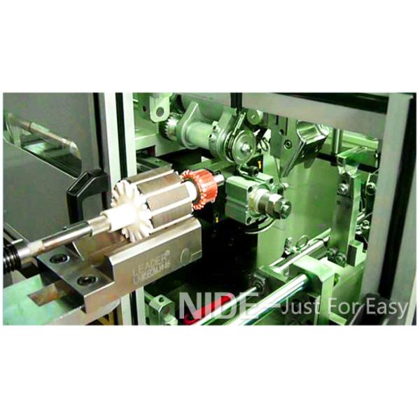 Manual Motor Rotor Winding Machine Touch Screen For Hook Type Commutator Armature