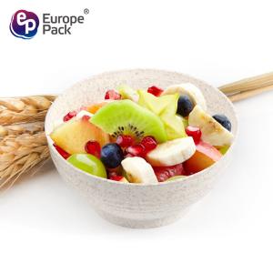 China EPK new arrival biodegradable tableware 90ml wheat straw plastic bowl wholesale