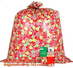 China HDPE/LDPE plastic gift bag, fashion PE BIKE GIFT BAG FOR CHRISTMAS, christmas luxury gift bag on sale