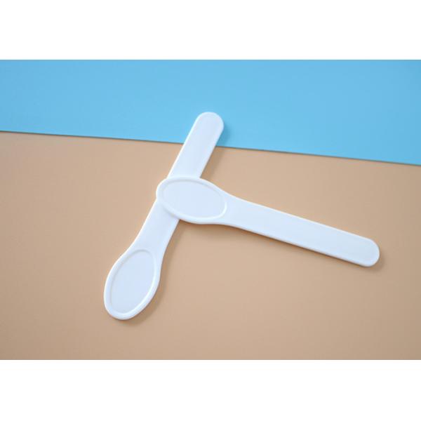 96.7mm HDPP Plastic Cosmetic Spatula Scoop For Skincare Jar