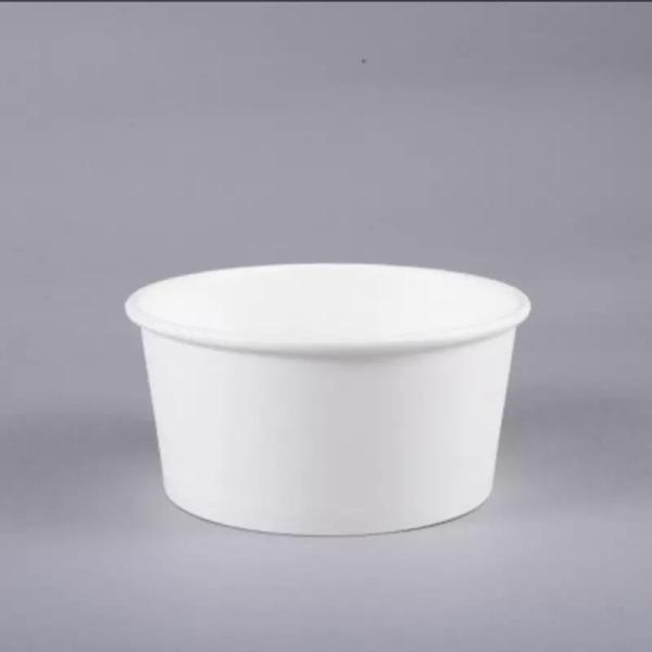 1000ml White Paper Bowls Disposable Serving Bowls Food Containers