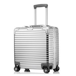 18 inch luggage, multifunctional small boarding luggage, business aluminum frame