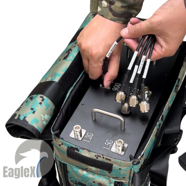 433M 900M 1.2G 1.5G 2.4G 5.8G Backpack Jammer Anti Drone Jammer Signal GPS Defense