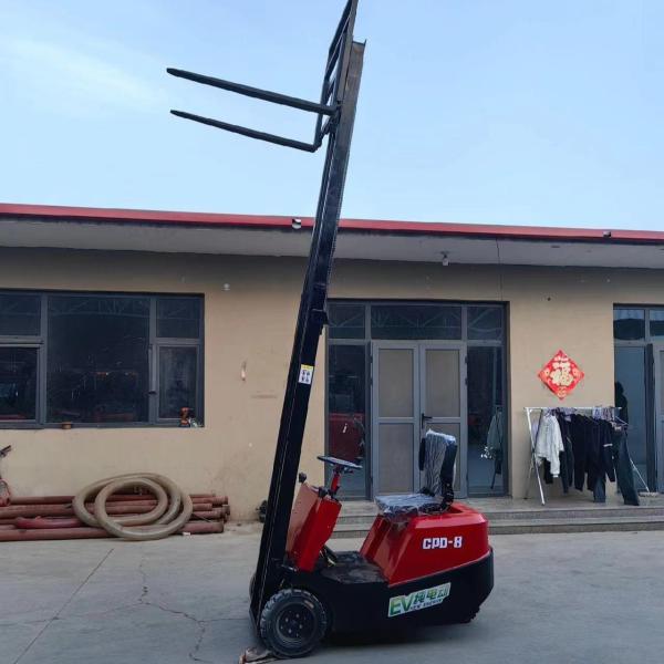 Quality Solid Tire Battery Operated Forklift 2 Ton Lifting 6m 2.5m Turning Radius Sit Down Electric Forklift for sale