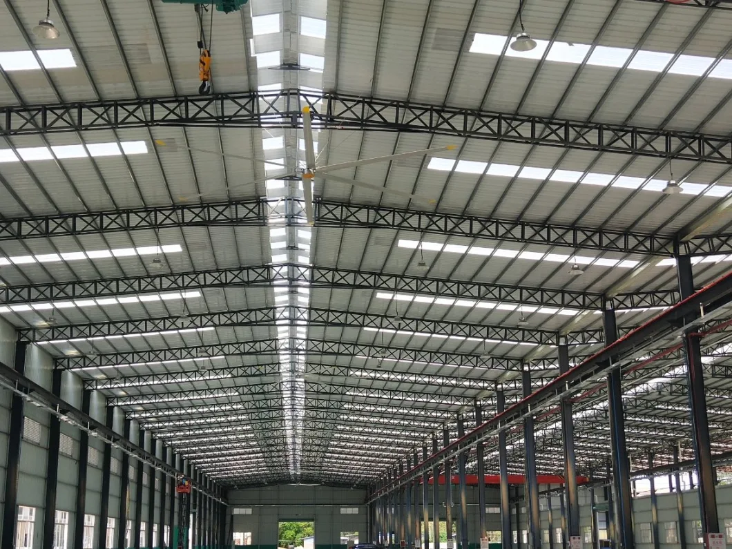 1.5kw Industrial Large Hvls Ceiling Fan Exhaust Fan and Ventilation Fan
