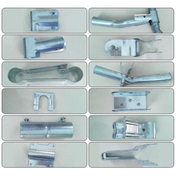 Plastic Film Agricultural Single-Span Greenhouses Accessories Galvanized Steel Pipes 6-12M Width