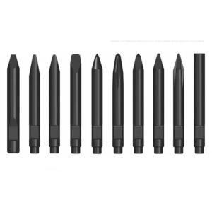 20CrMo Mining Hydraulic Excavator Breaker Chisel Moil Point Chisel
