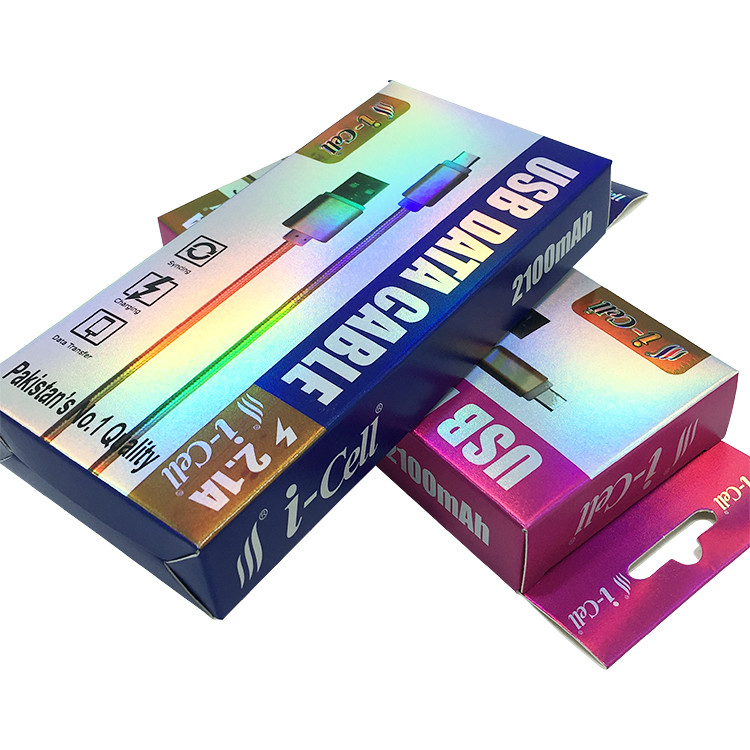 China Paperboard Mobile Phone Charger Box Custom Smart Watch Packaging Box wholesale