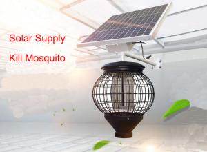 China Solar Lantern Mosquito Killer Lamp Outdoor Courtyard Waterproof Orchard Insect Killer Farm Fly Killer With Pole on sale