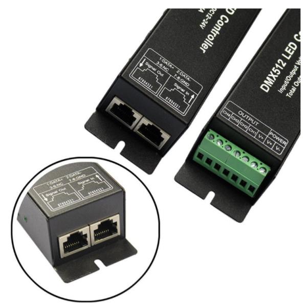Manual Switch Type LED DMX Decoder Constant Voltage PWM Signal