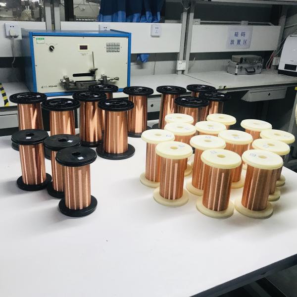 48 AWG 2UEW 155 0.032mm Enamelled Copper Wire For Motor Winding