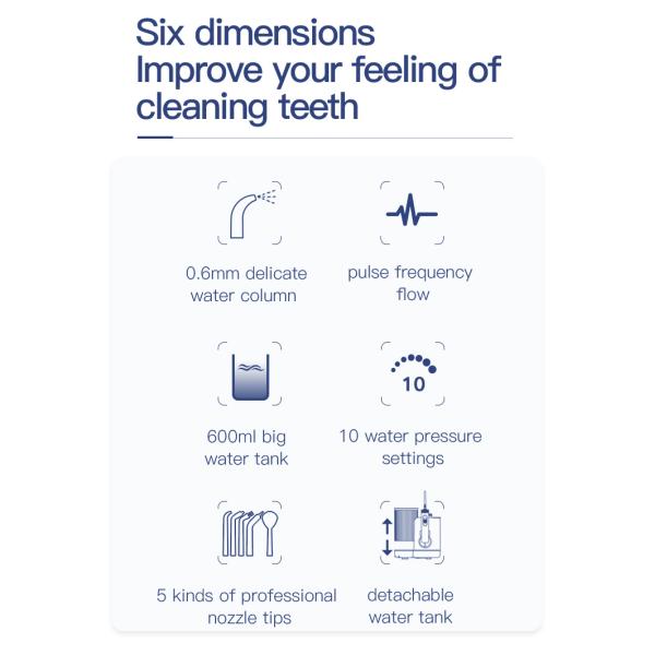 Flycat Electric Tabletop Water Flosser Household Oral Irrigator For Family