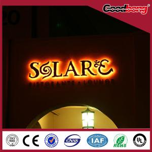 China Front Light Acrylic Wall Mount Letter Signage wholesale