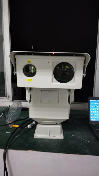 Quality PTZ Type Long Range Infrared Camera For 2km Railway Surveillance , Double Window Design for sale