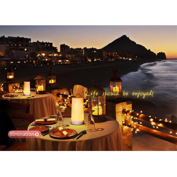 5W DC5V 1A USB Magnetic Gravity Sensor Led Flame Lamp With IR Remote Control