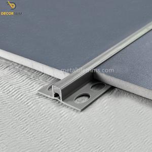 China External Edge  Metal Trim Expansion Joint Profile Silver Rubber OEM wholesale