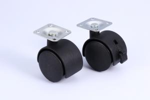 China Antiwear Sturdy Small Furniture Casters , Multiscene Rolling Wheels For Furniture on sale