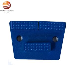 China Trapezoid Three Segment Diamond Grinding Shoe With Line-Up Point wholesale