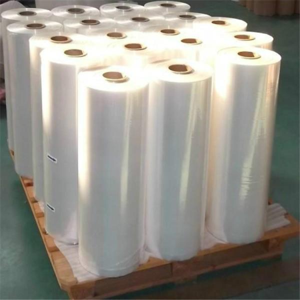 Clear Center Folded ( Half Tube ) POF Shrink Roll Foil For Wood Product