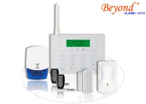 Dual Network GSM PSTN Alarm System with touch keypad and wireless doorbell