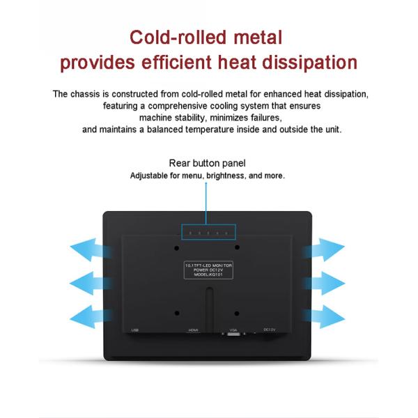 3mm Bezel 17 Inch LCD Touch Screen High Brightness Sunlight Readable IP65 With Capacitive Touch IPC