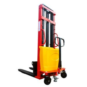 1t 1.5t Capacity Hydraulic Stacker Semi Electric Pallet Stacker