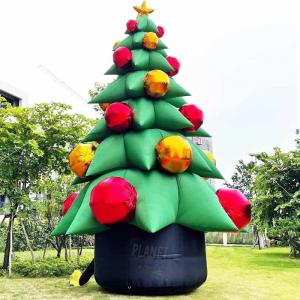 China Outdoor Yard Giant Blow Up Inflatable Christmas Tree With Gift For Decoration wholesale