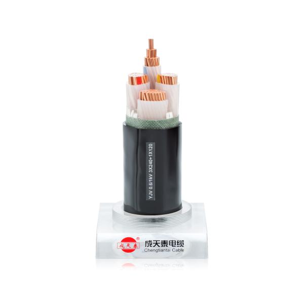 Quality Ink Printing Sheath Mark XLPE Insulated Power Cable with -40C- 90C Temperature Range and Embossing Marking for sale