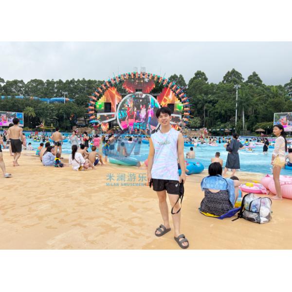 Low Noise Wave Pool Machine 6-8 Types Wave For Outdoor Amusement Park