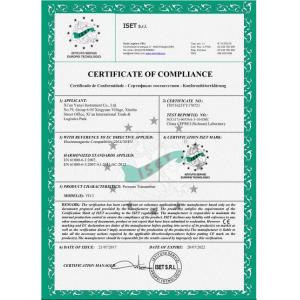 Xi'an Yunyi Instrument Co., Ltd Certifications