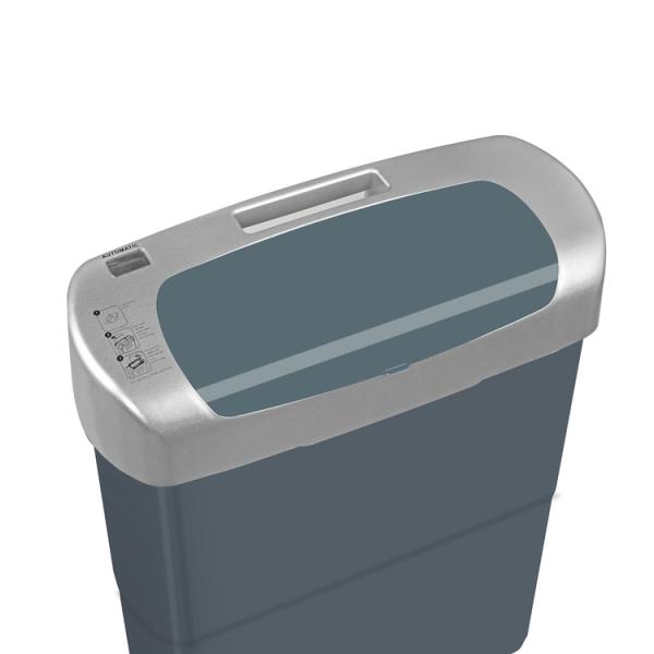 Floor Standing Kitchen Trash Can Touchless , 25L Automatic Sanitary Bin