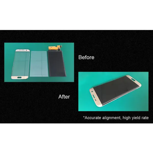 16 Inch Vacuum Oca Glass LCD Laminating Machine for Edge Screen Laminating Machine LCD Screen Laminating Repair Machine