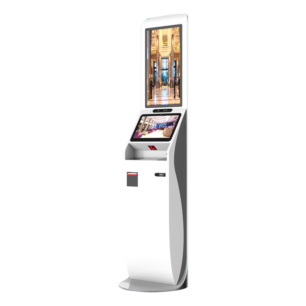 China Touch Screen Payment Kiosk Automatic Hotel Lobby Check In Kiosk wholesale
