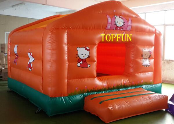 Quality Double Sewing PVC Tarpaulin Inflatable Jumping Castle Hello Kitty Bounce House for sale