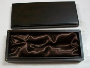 China Matting Painting Sanders Pen Boxes, solid Wood Pen Boxes for treasure up pen on sale