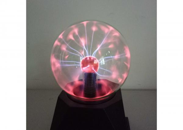 Quality Tabletop Decoration Sound Active 3 Inch Plasma Ball With Battery For Festival Gift for sale