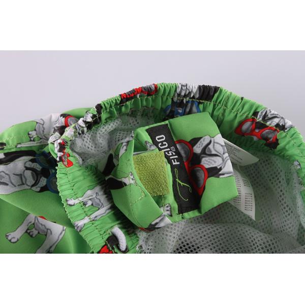 Mens Pant Print 100% Polyester Quick Dry Swim Trunks