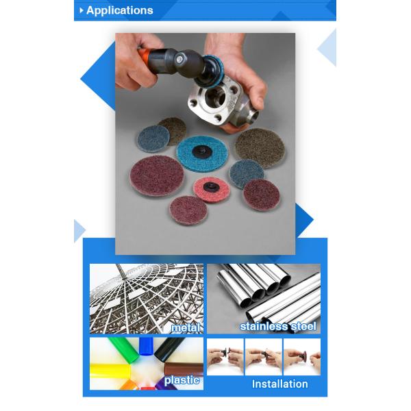 purple round 2 Inch Quick Change Sanding Disc For Polishing