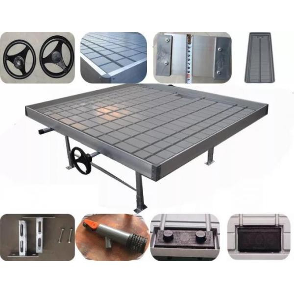 Hot Galvanized Greenhouse Rolling Benches Earthquake Proof Ebb And Flood Benches 2