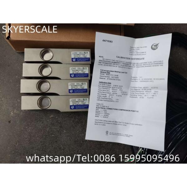 Zemic 500 Kg BM8D B8D Stainless Steel Load Cell Sensor With Foot For Platform Scale