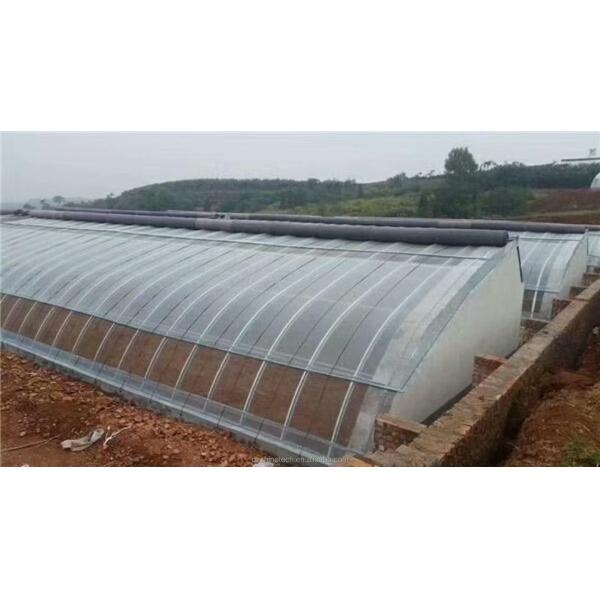 Drawing Solar Greenhouse Kit 4-6M Height With Galvanized Steel Frame