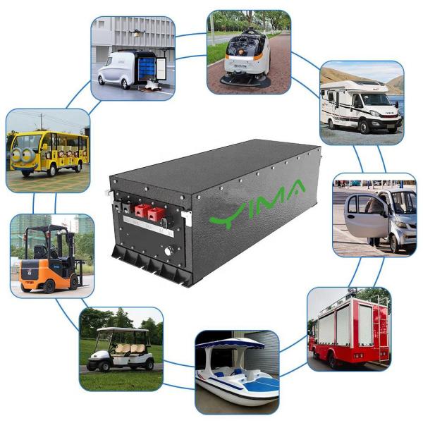 Prismatic LiFePO4 48V 100Ah 135Ah Electric Golf Cart Lithium Battery IP67