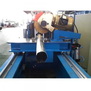 China Axes Pergola Tube Roll Forming Machine 10M / Min Laser Welding Galvanized Steel LED on sale