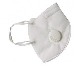 Lint Free FFP2 Valved Fold Flat Mask Chemical Repellent Personnel Protected