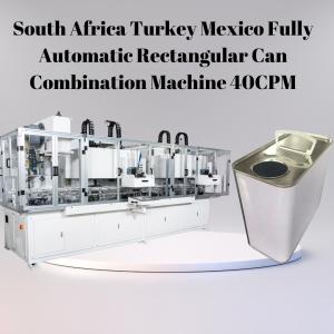 Buy cheap South Africa Turkey Mexico Fully Automatic Rectangular Can Combination Machine from wholesalers