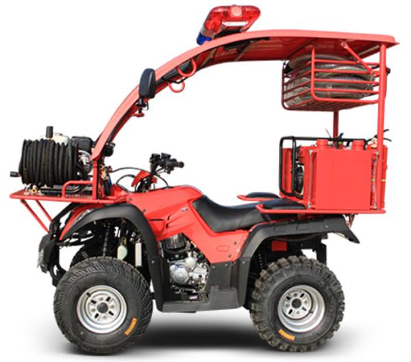 Quality 4x4 Off-Road Fire Fighting ATV Motorcycle with 65L Water Tank for sale