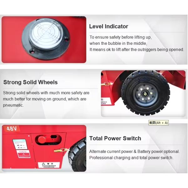 Convenient and Stable Mobile Scissor Lift for Aerial Work with Safety Guarantee and CE Certificate