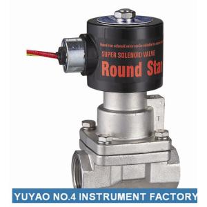 China 1/4＂Stainless Steel Solenoid Valve Steam Normally Closed Low Pressure wholesale
