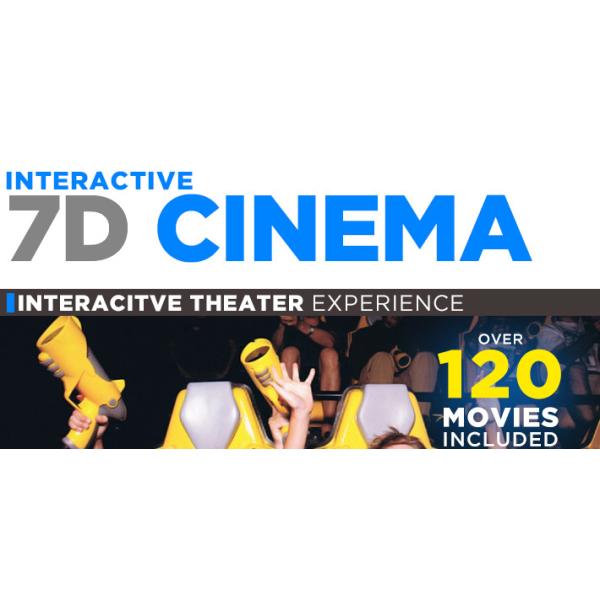 Indoor 7D Cinema Simulator Theater Equipment Special Effects Motion Chairs