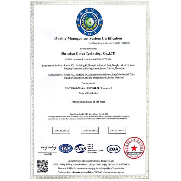 GuRen Technology quality control process